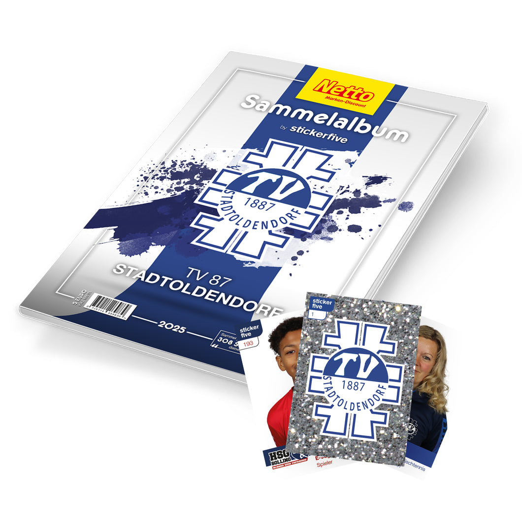 Album inkl. allen Stickern