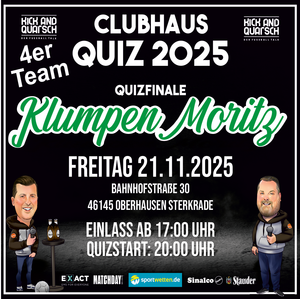 Clubhaus Quiz - 21.11.2025 - 4er-Team